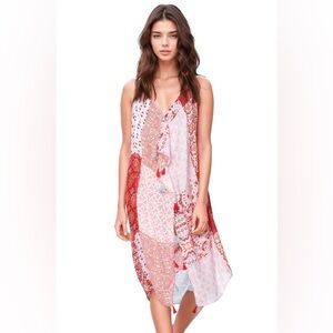 Pool To Party Subtle Luxuries Marisa Maxi Tassel Sundress Cover Up O/S - New!